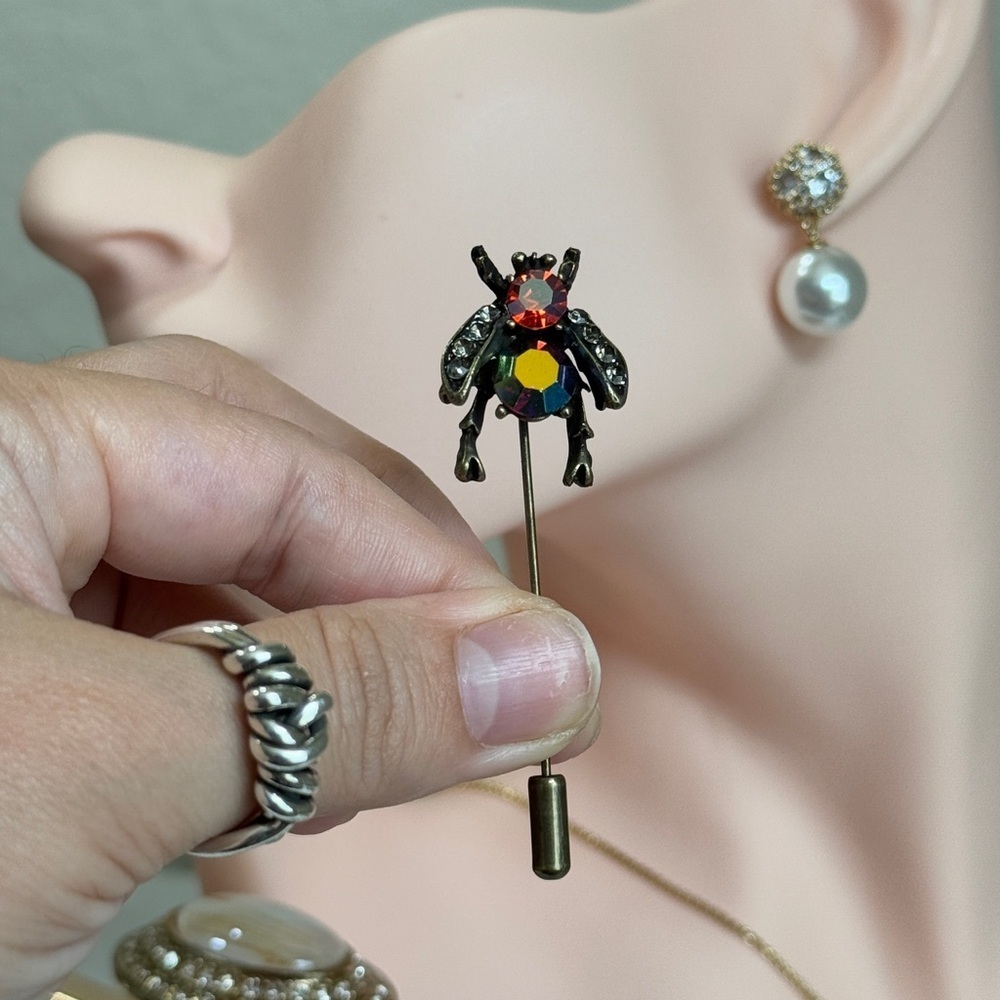 ⚜️❤️🔥 Colorful Insect Brooch Pin 🪰💎 - Picture 3 of 12